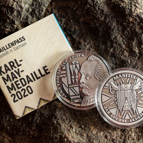Karl-May-Medaille (Feinsilber)